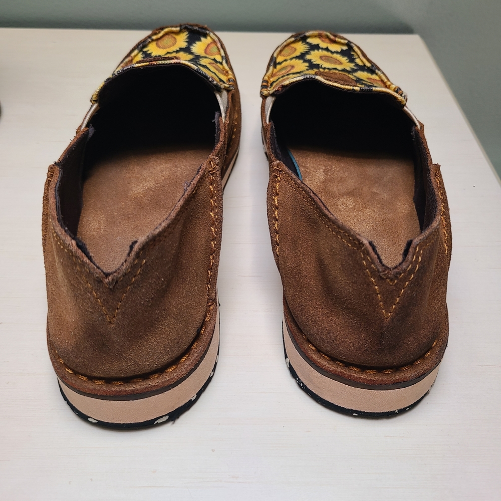Ariat Brown Leather Loafers - Picture 5 of 6
